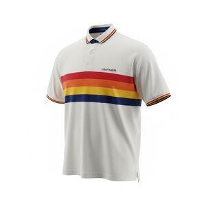 Vintage Tommy Hilfiger Retro Stripe Polo XL 90s Colorblock